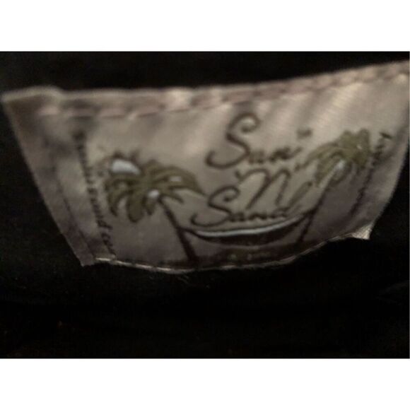 Sun And Sand Beaded Woven Purse Tote Bag Boho Beach Summer - Picture 7 of 12